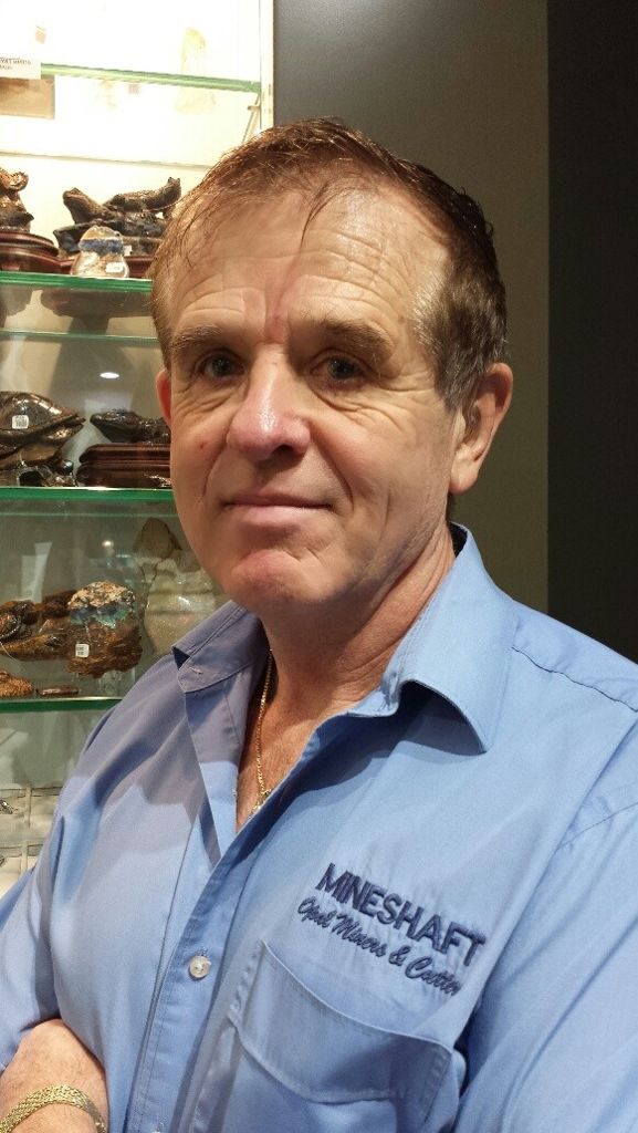 Peter Blythe in the Mineshaft Canberra Shop