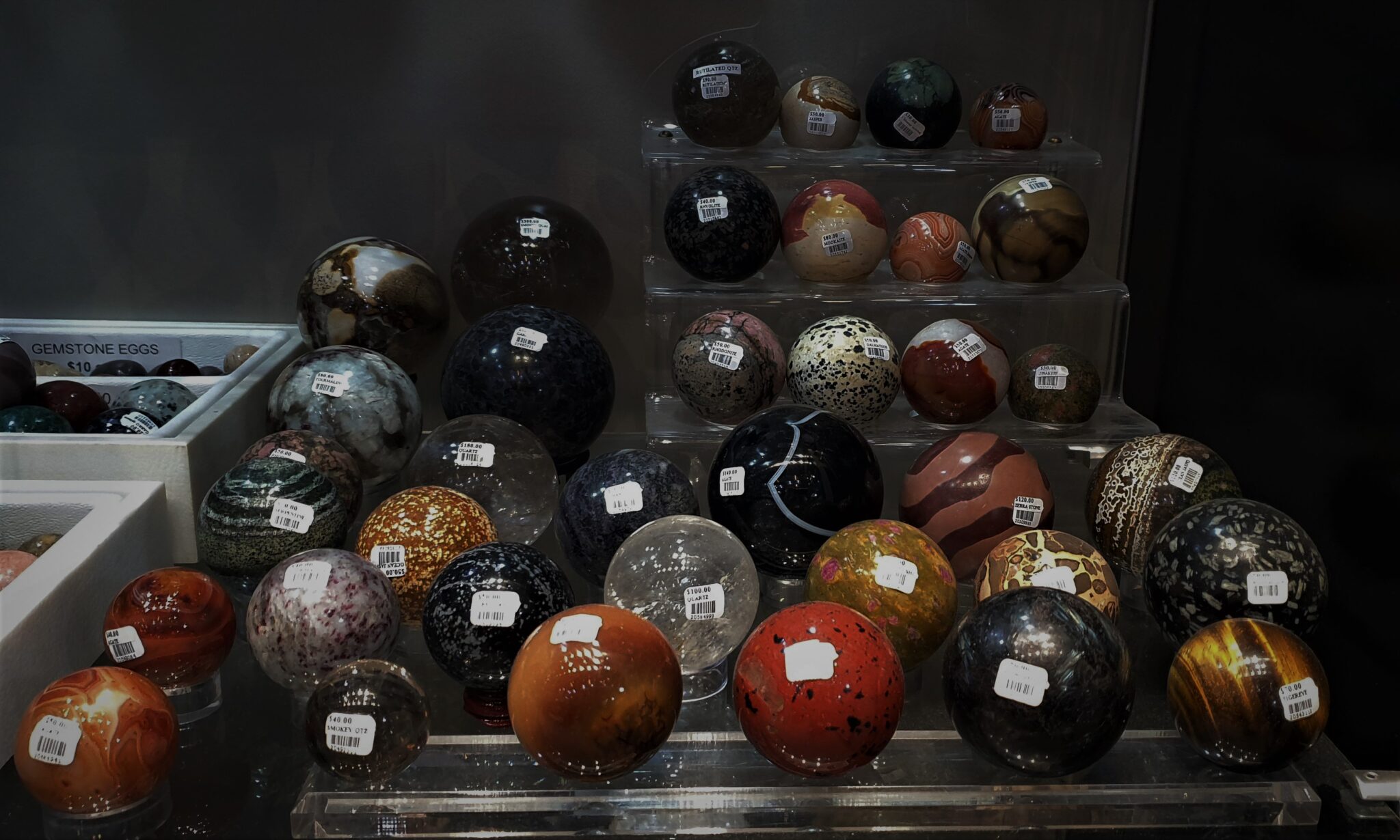 Gemstone Spheres – Mineshaft Canberra